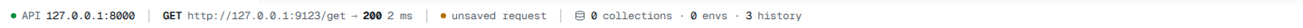 Status bar